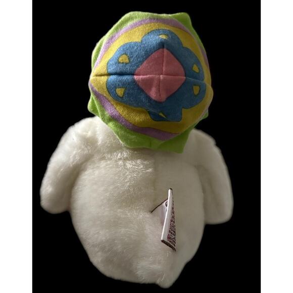 Vintage Gund Egghead 3603 Plush White Duck Easter Egg Hat Original Tag 6" - Picture 2 of 10